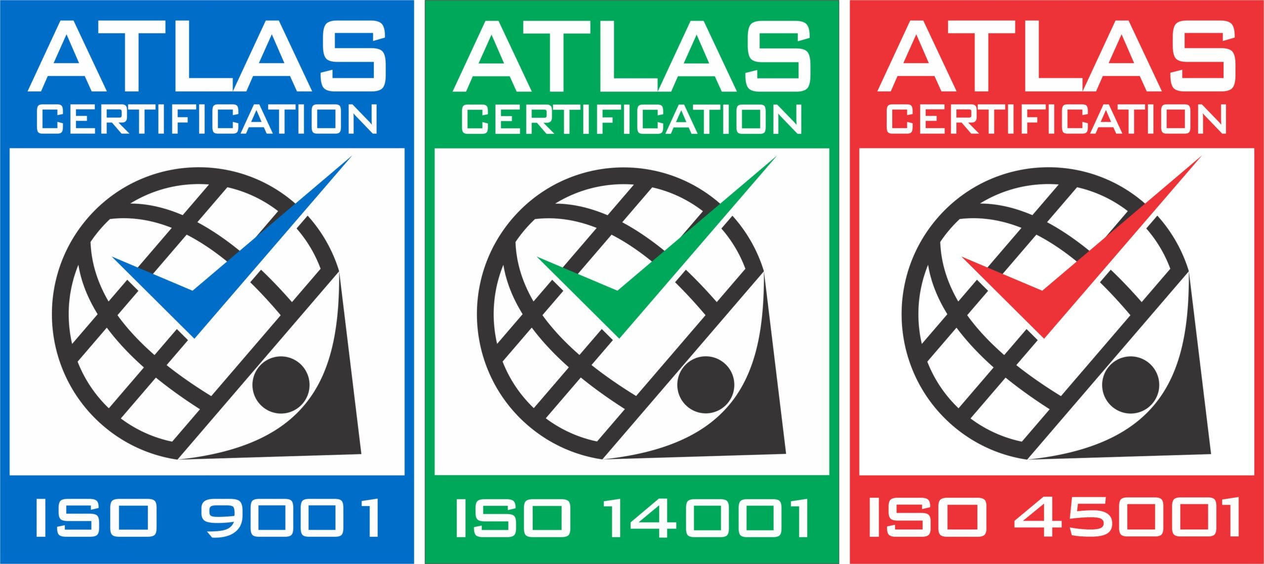 ISO certification badges